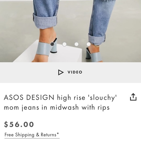 ASOS Ripped Mom Jean - Picture 2 of 3